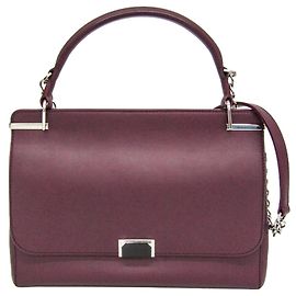 Cartier Jeanne Toussaint Bordeaux Leather Handbag Dark red