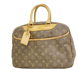Sac à main Louis Vuitton Monogram Deauville Marron