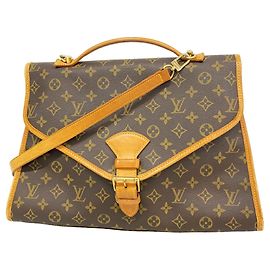 Sac à main Louis Vuitton Monogram Beverly Marron