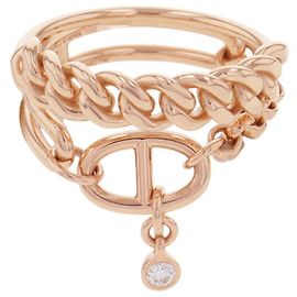 Hermès Anillo Hermes Mix and H Band Otro