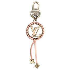 Louis Vuitton Keychain Charm Porte Clé Berry M63081 Silvery Pink