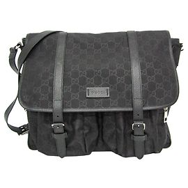 Borsa a tracolla e a spalla Gucci GG Nylon Nero