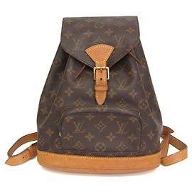 Louis Vuitton Monogram Montsouris MM M51136 Rucksack für Damen Braun
