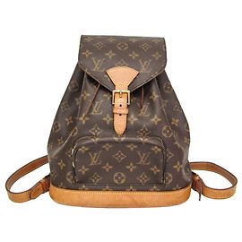 Mochila Louis Vuitton Monogram Montsouris MM M51136 para mujer Castaño