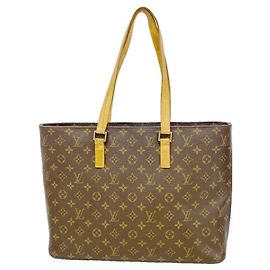Bolso Tote Louis Vuitton Monogram Luco Castaño