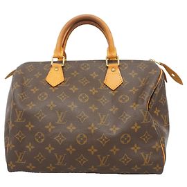 Louis Vuitton Monogram Speedy 30 Handtasche Braun