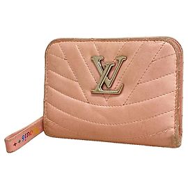 Louis Vuitton New Wave Zip Compact Wallet Pink