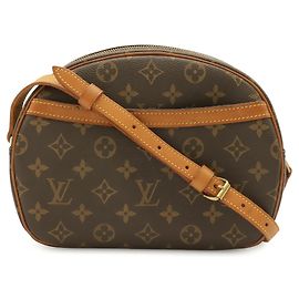Bolso de hombro Louis Vuitton Monogram Blois Castaño