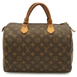 Louis Vuitton Monogram Speedy 30 Handtasche Braun