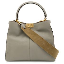 mala Fendi Peekaboo X-Lite Medium Marrom