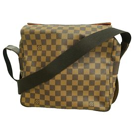 Borsa a tracolla Louis Vuitton Damier Naviglio N45255 Ebene Damier ebene