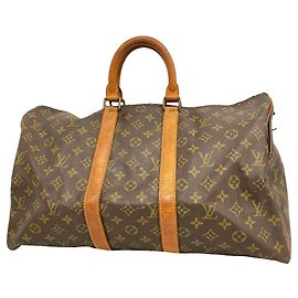 Louis Vuitton Brown Boston Bag Brown