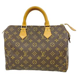 Louis Vuitton Monogram Speedy 30 Handtasche Braun