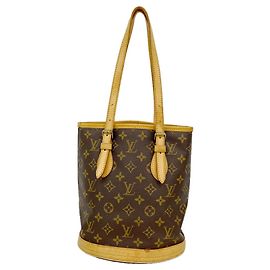 Sac cabas Louis Vuitton Monogram Bucket PM Marron
