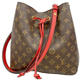 Louis Vuitton Monogram NeoNoe Shoulder Bag Red