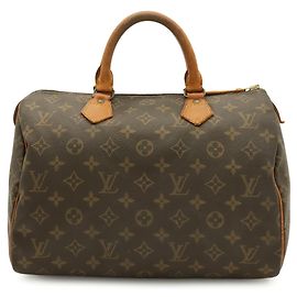 Bolso Louis Vuitton Monogram Speedy 30 Castaño