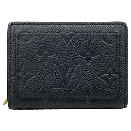 Louis Vuitton Monogram Empreinte Portefeuille Wallet Negro