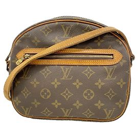 Louis Vuitton Monogram Senlis Shoulder Bag Brown