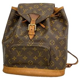 Louis Vuitton Monogram Montsouris MM Backpack Brown