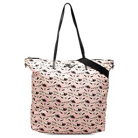Tote Prada em Tessuto Stampato Rosa Rosa