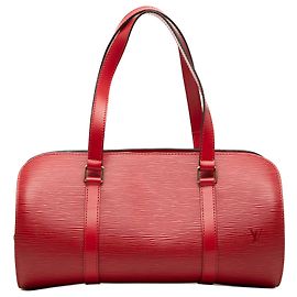 Louis Vuitton Red Epi Soufflot Rouge