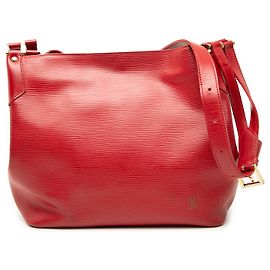 Louis Vuitton Red Epi Mandara MM Rosso