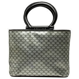 Céline Borsa a mano Celine Silver Macadam PVC Argento