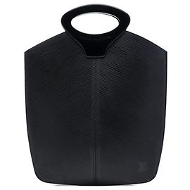 Louis Vuitton Black Epi Demi Lune Preto