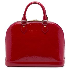 Louis Vuitton Pink Monogram Vernis Alma PM Rosa Otro