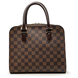Louis Vuitton Brown Damier Ebene Triana Marrom