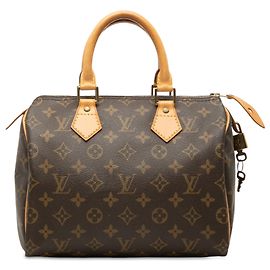 Louis Vuitton Brown Monogram Speedy 25 Marrom