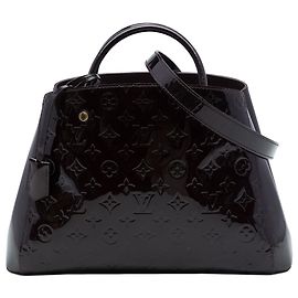 Louis Vuitton Purple Monogram Vernis Montaigne MM Violet