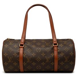 Louis Vuitton Brown Monogram Papillon 30 Marrom