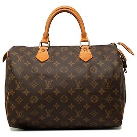 Louis Vuitton Brown Monogram Speedy 30 Marrom