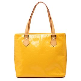 Louis Vuitton Yellow Monogram Vernis Houston  Yellow