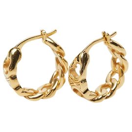 Céline Pendientes de aro Celine Triomphe Gourmet Small Dorado