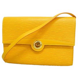 Bolso de hombro Louis Vuitton Epi Arche Amarillo