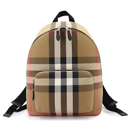 Zaino Burberry Jeff Check Marrone