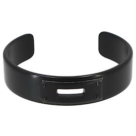 Hermès Brazalete Rígido Hermes Kelly Negro