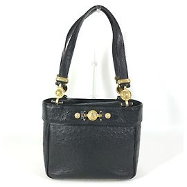 Sac cabas Versace Vintage Logo Sunburst Noir
