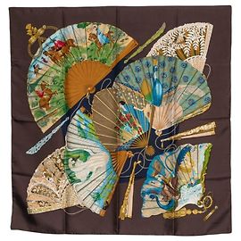Hermès Foulard Hermes Carre 90 BRISE DE CHARME Multicolore