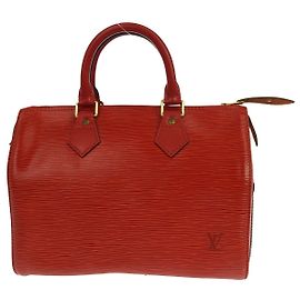 Louis Vuitton Speedy Epi Leather 25 Rosso