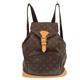 Louis Vuitton Vintage Montsouris Monogram Canvas GM Marrom