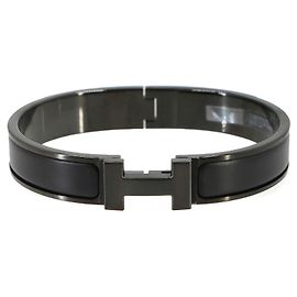Hermès Hermes Clic HH T5 Armreif So Black Schwarz