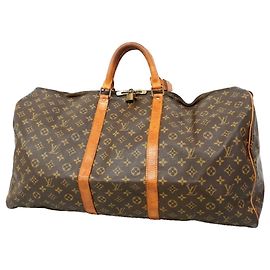 Louis Vuitton Boston Monogram Keepall 60 Marrom