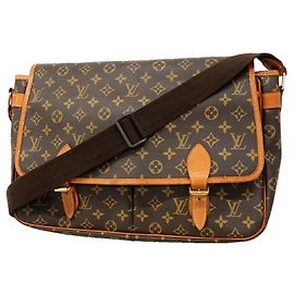 Bolsa de Ombro Louis Vuitton Monogram Gibeciere GM Marrom
