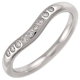 Autre Marque Anel Aliança Curva Tiffany & Co. em Platina 950 Outro
