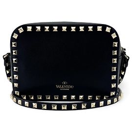 Valentino Garavani Rockstud Camera Leather Negro