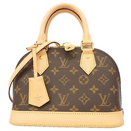 Louis Vuitton Alma BB Monogram Handtasche Braun