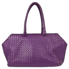 Bottega Veneta Brick Intrecciato Nappa Medium Violet